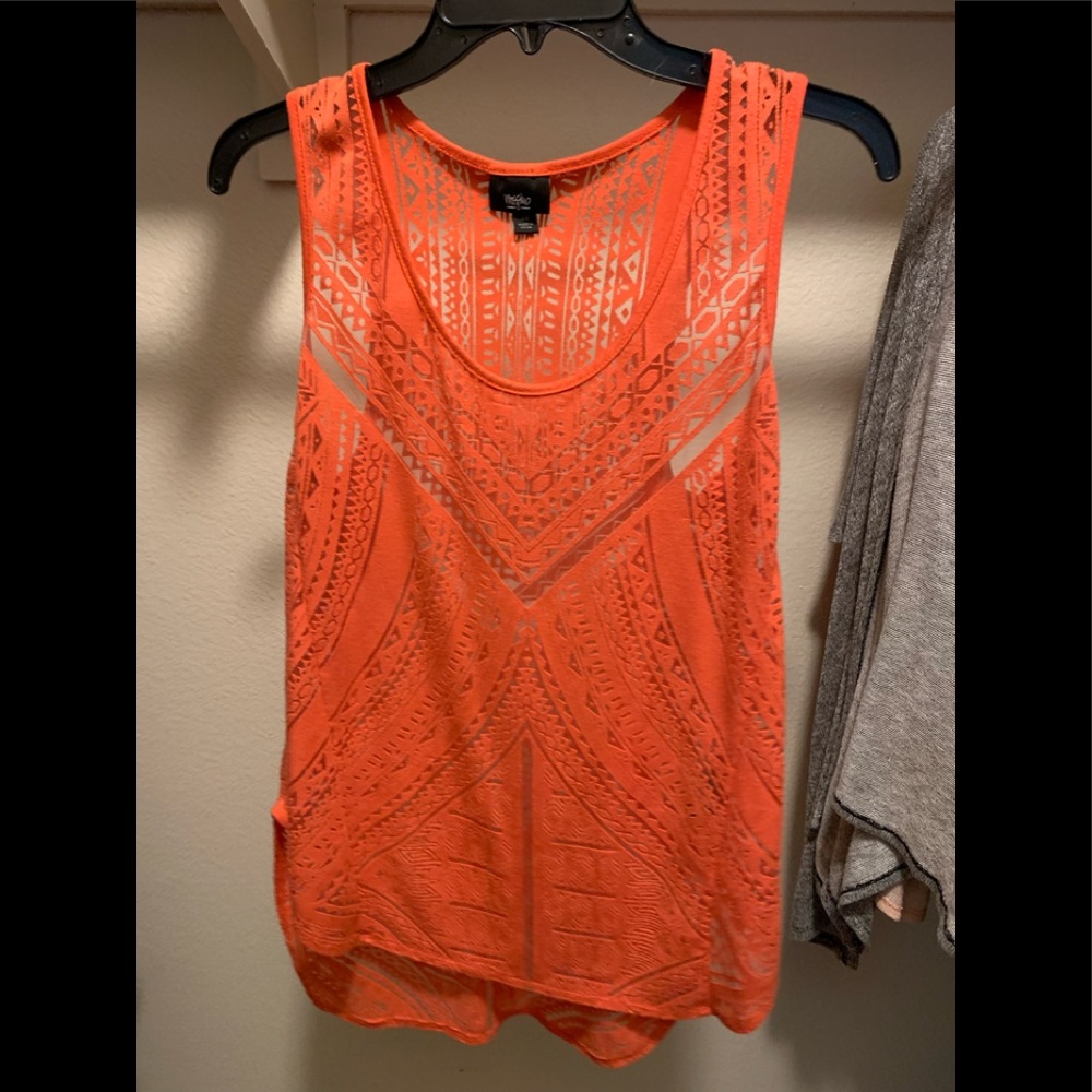 Large Orange Mossimo tank top